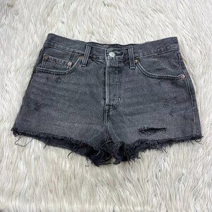 Levi's Premium Women's 501 Button Fly Denim Shorts
